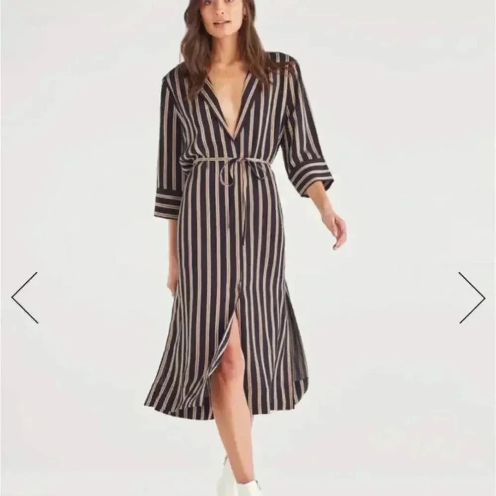 7 For All Mankind Maxi Shirt Dress NWT‎